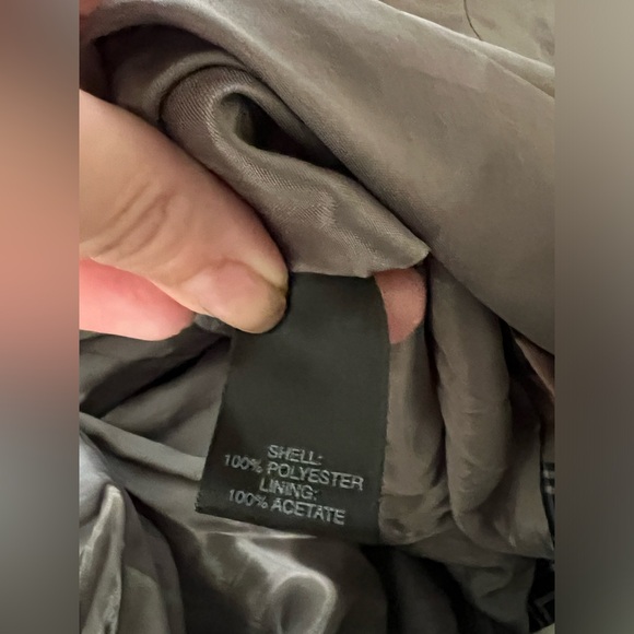 Avenue - coral pink plaid rainproof trench coat - Picture 10 of 12